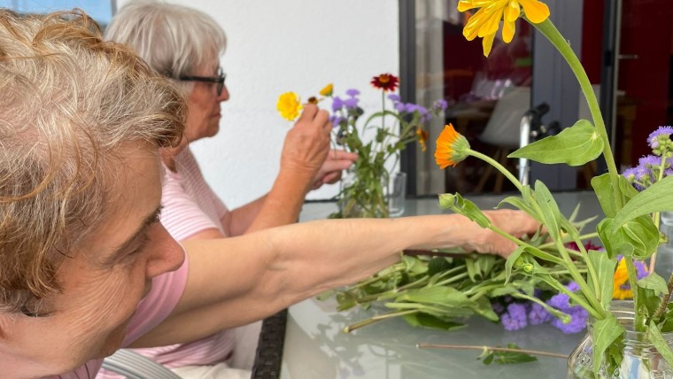 Blumenstrauß in der Salucci WG